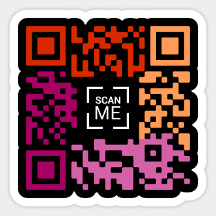 Lesbian QR Code Sticker